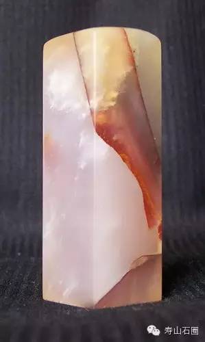 寿山石瑕疵品篆刻,寿山石表面有裂纹