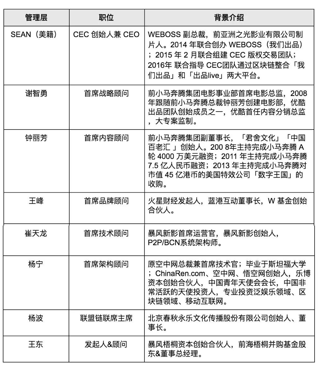 持币总量、锁仓计划等一无所知，CEC团队除了CEO只有顾问？｜标准共识投资风险评级