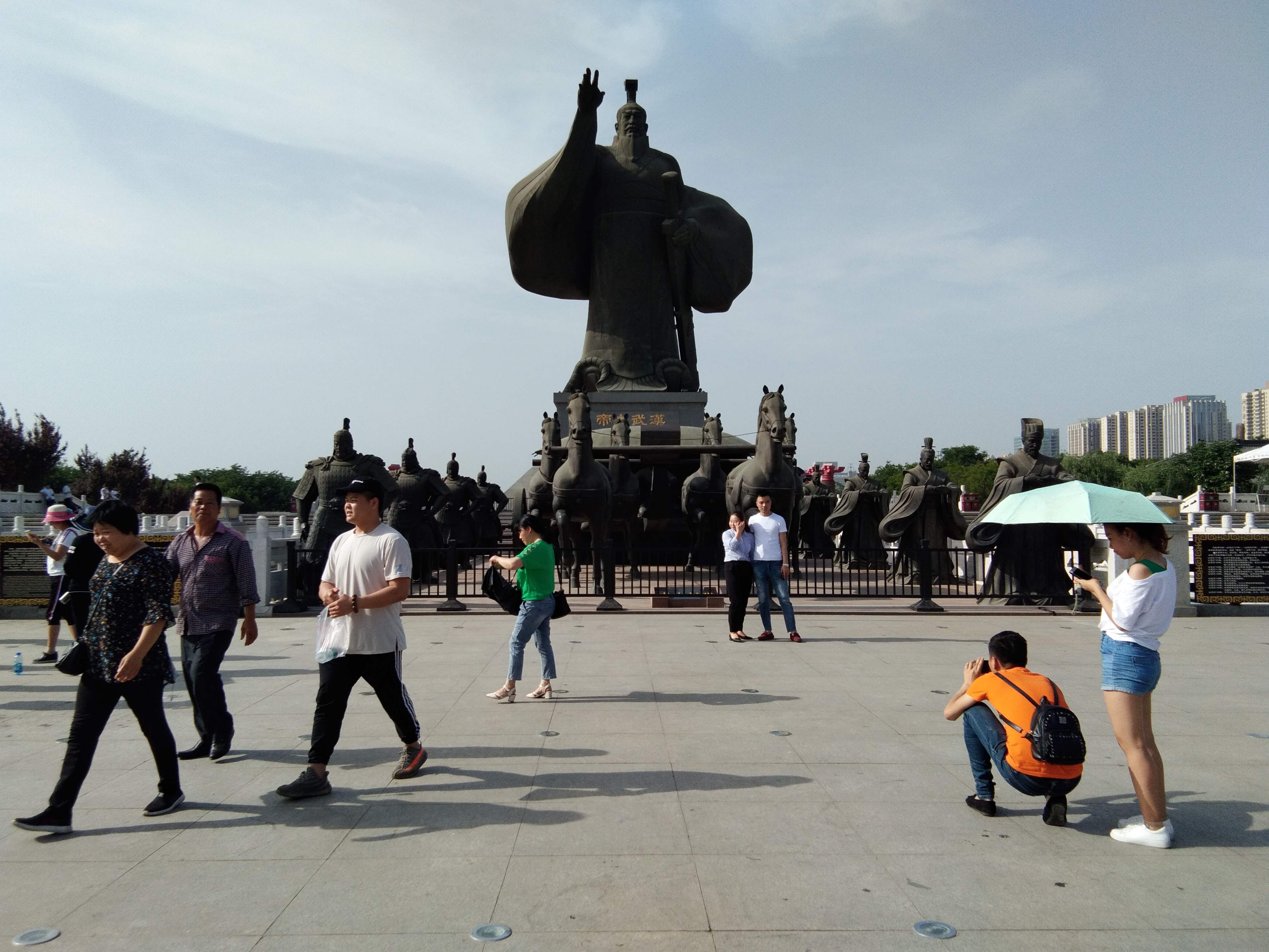 脚踏汉城湖公园全程!感受汉武辉煌!