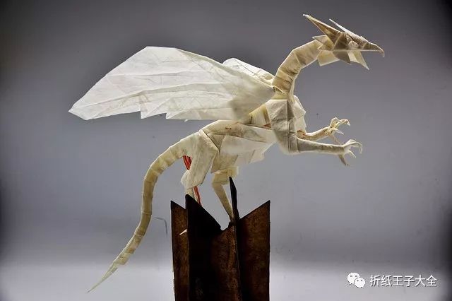 折纸龙高难度有鳞片缩小版,黄金圣光龙折纸图解