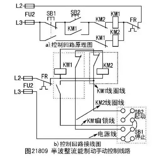 两台电机顺序启动控制线路图,电机控制线路图大全图解
