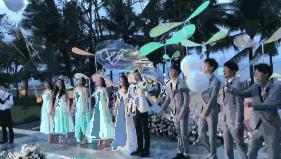 付辛博颖儿大婚现场曝光,付辛博颖儿巴厘岛婚礼全程视频