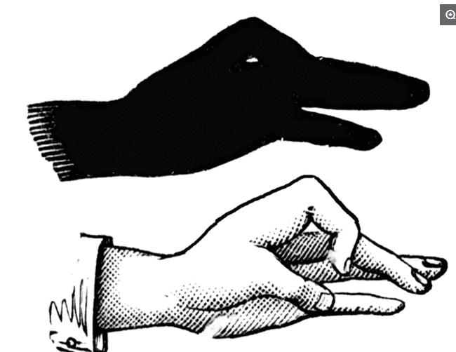 教小朋友做手影游戏,手影幼儿游戏