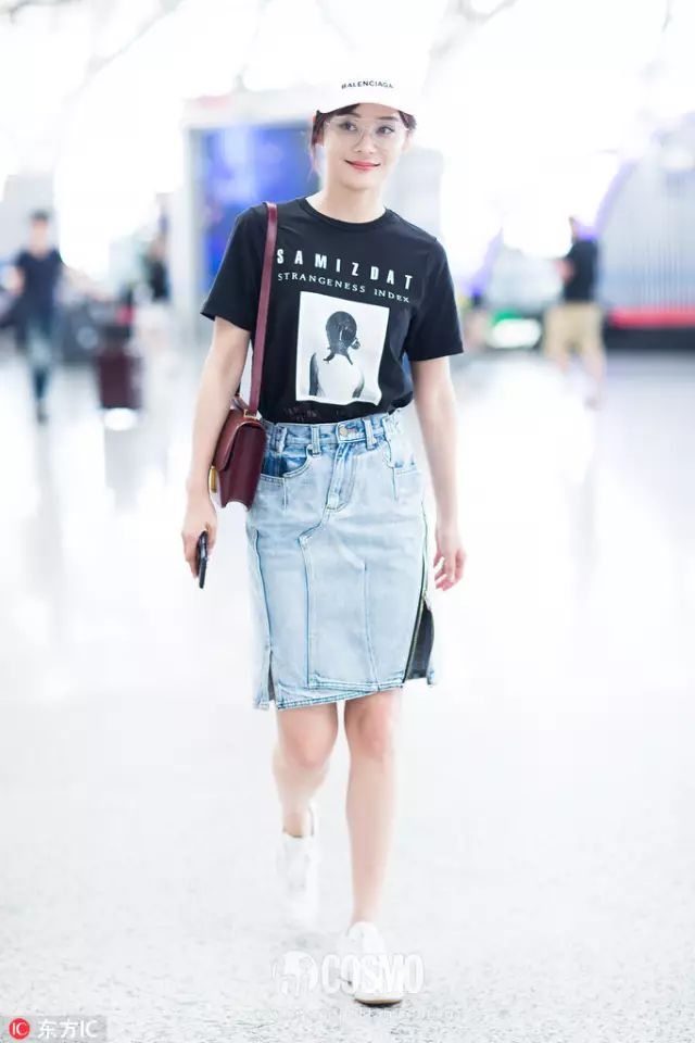 T恤+裙子，2019超时髦搭配