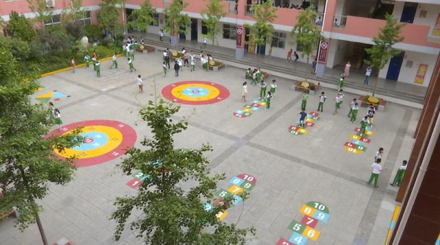 渭南临渭区丰荫明德小学课间操,渭南市丰荫明德小学课间操