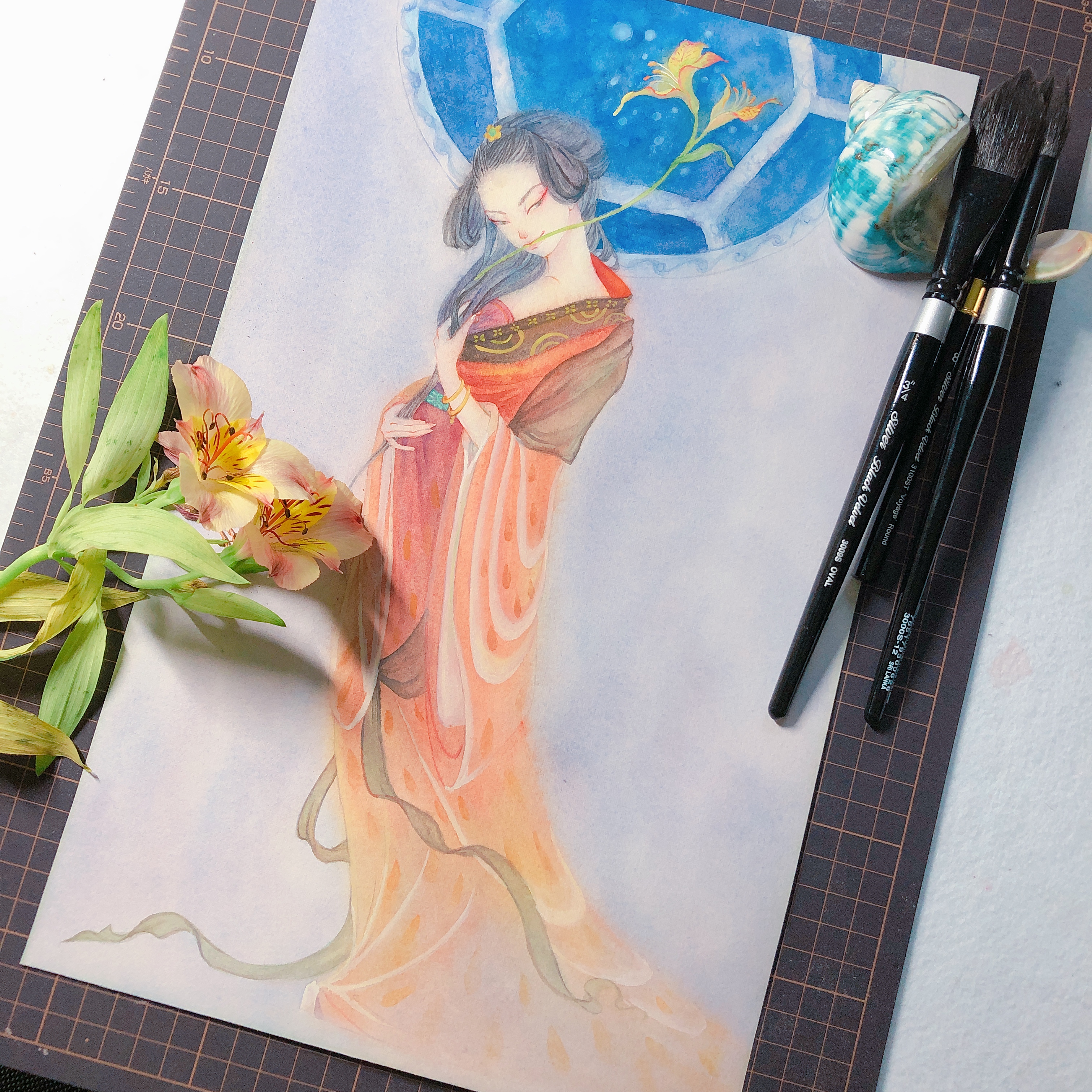 白夜水彩,白夜水彩分享