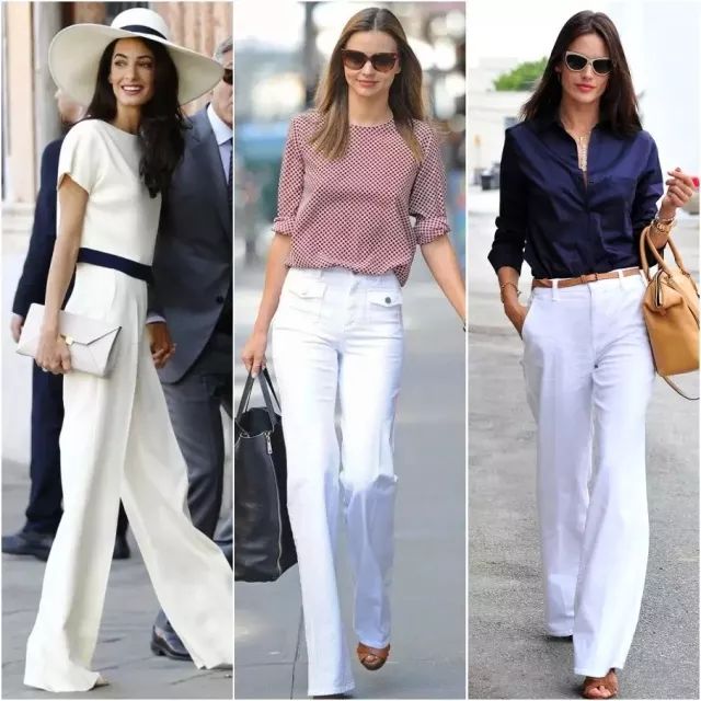 白裤子怎么穿不显胖,怎么穿都显瘦的裤子