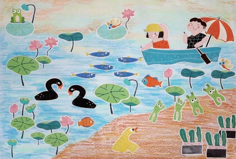 幼儿园夏季环创,幼儿园高端环创图片