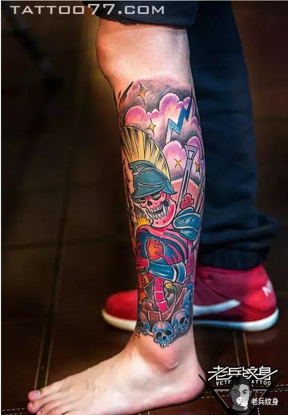 老兵纹身作品,老兵纹身图片大全欣赏
