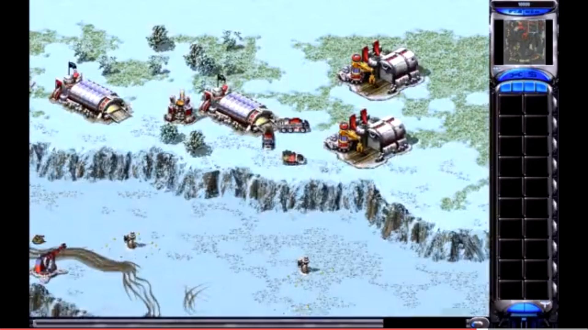 红色警戒-经典地图冰天雪地3大版本详解，行云流水制胜攻略