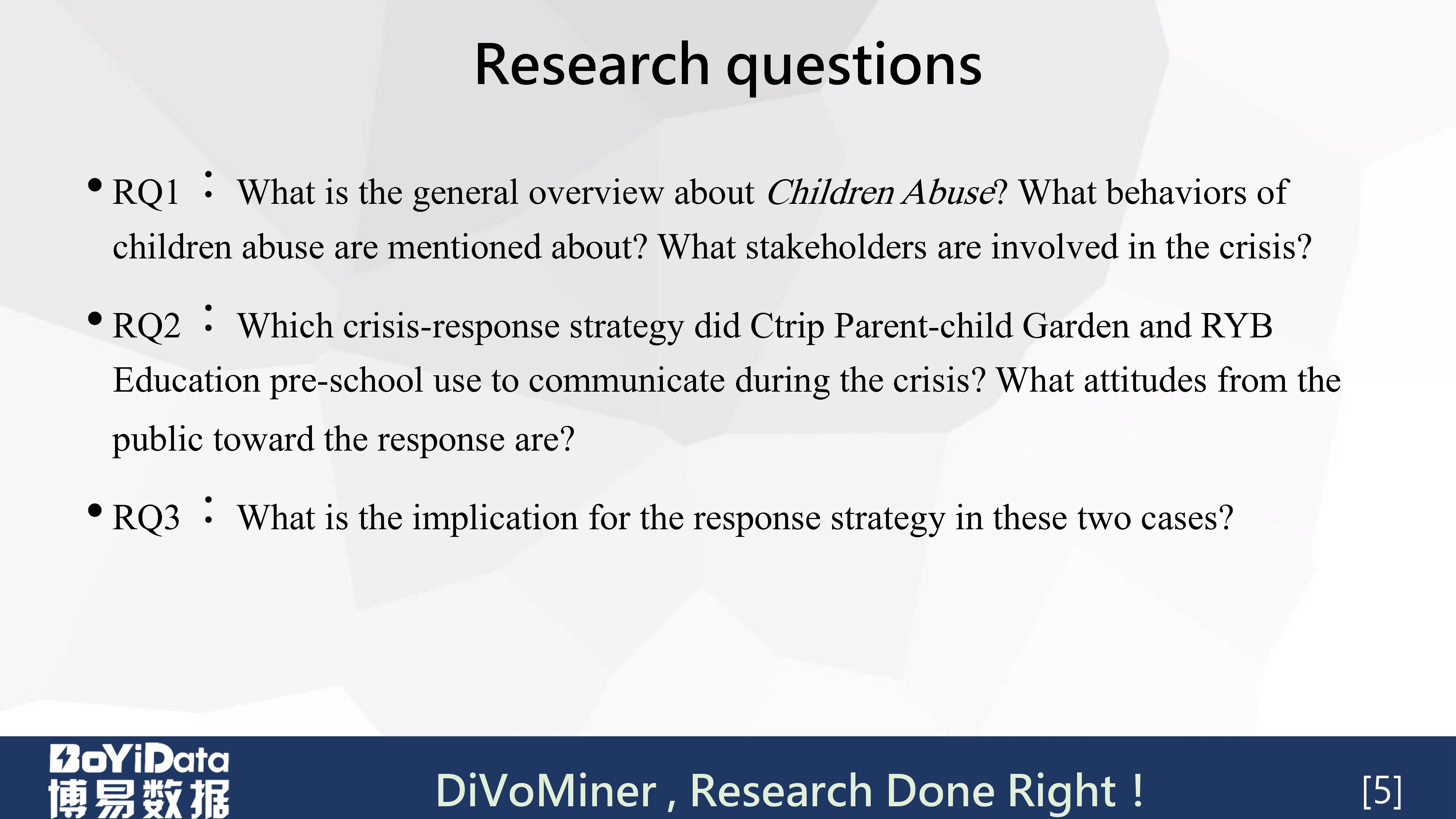 「学术分享PPT」《虐童事件中的危机公关策略管理》（英文）