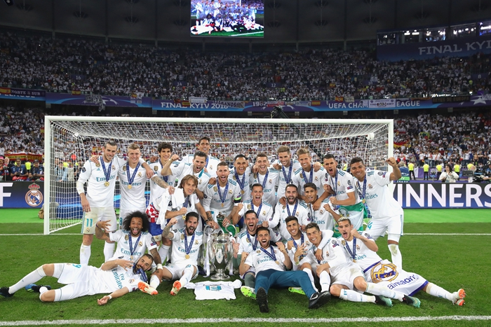 皇马三连冠高光时刻,皇马5年4冠全纪录