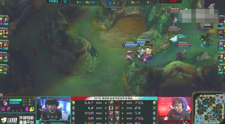 2018英雄联盟德玛西亚杯rngvsrw,德玛西亚杯rngrw第二局完整版