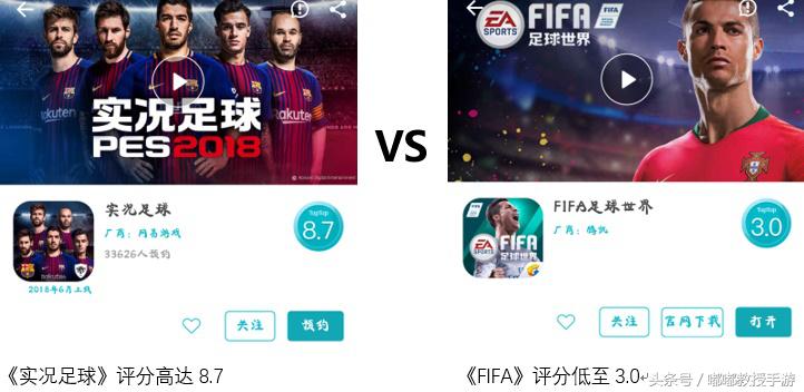 fifa实况足球官网最新,实况足球对比fifa