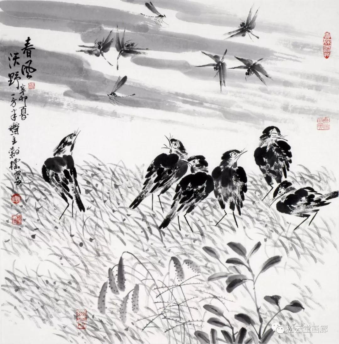 中国画中的山水花鸟画,国画花鸟画山水画欣赏
