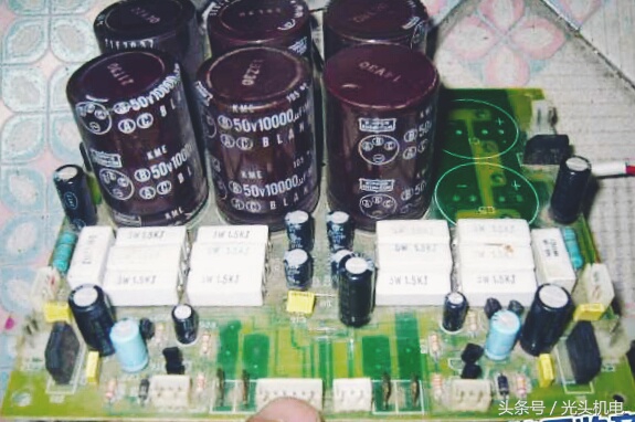 高频功率放大器实物电路图,集成功率放大器和otl功率放大器