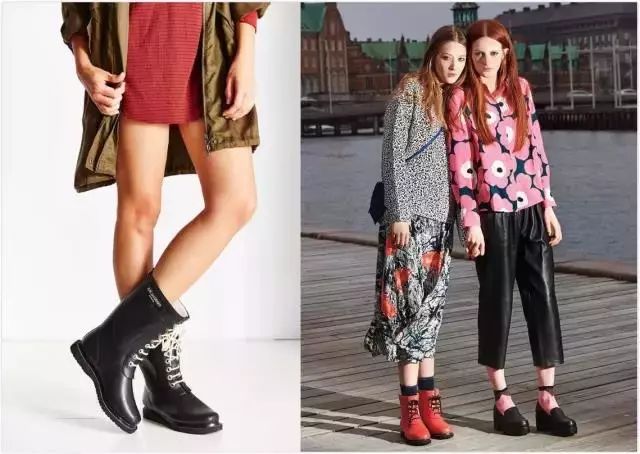 穿上雨鞋,下雨天穿雨鞋防水又好看时尚