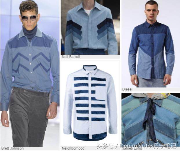 男士必备衬衫单品,男士牛仔衬衫经典搭配