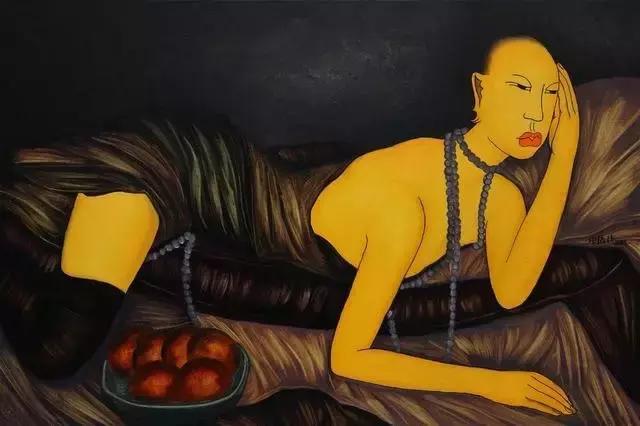 油画大师笔下100位优雅女性,光头系列油画