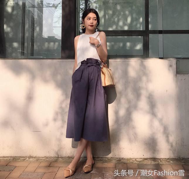 优雅高腰a字半身裙长款,半身裙怎么搭配优雅时尚
