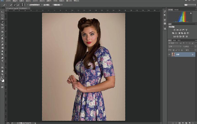 抠图换背景教程,照片抠图移花接木