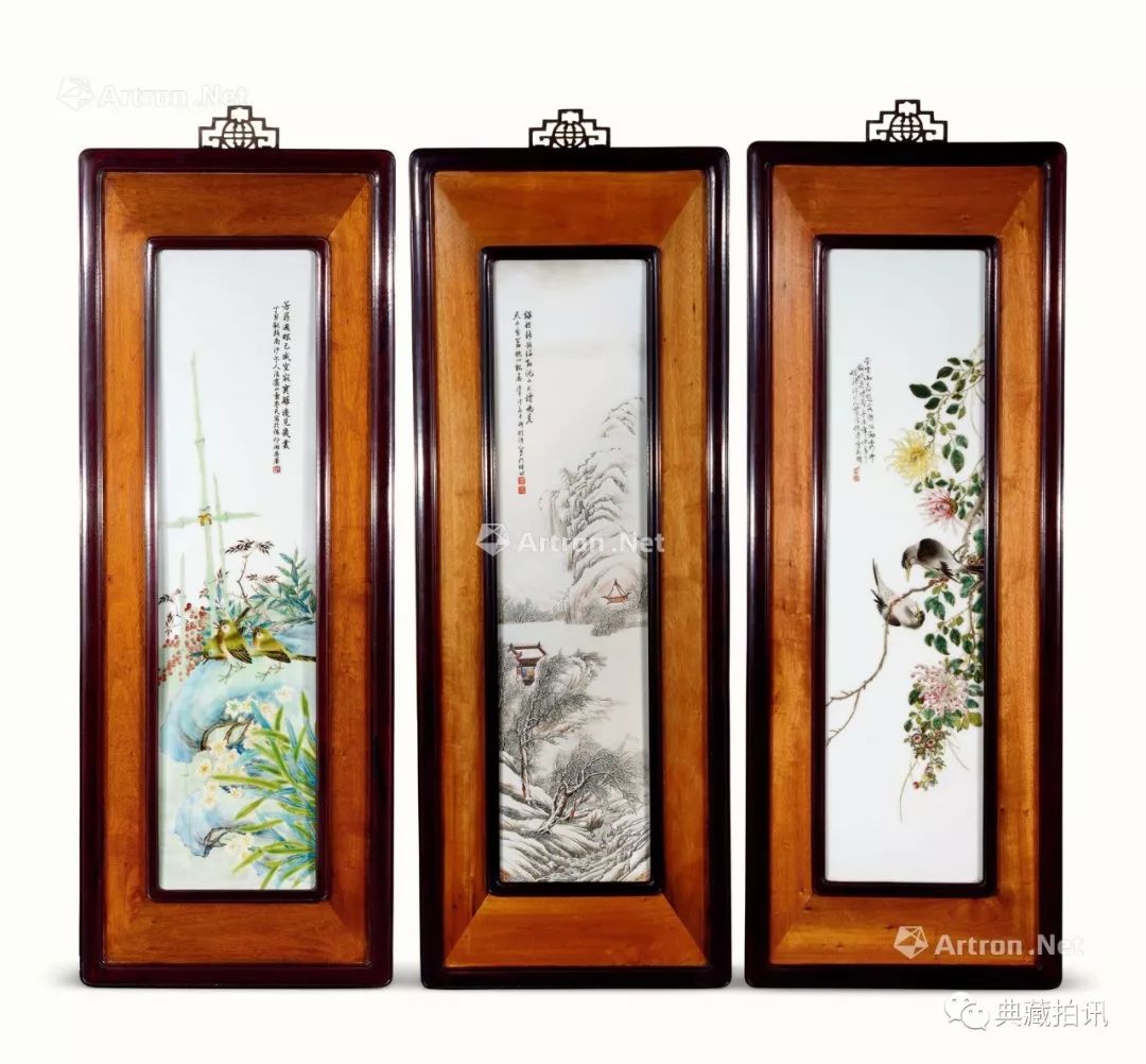 最新成交结果：中贸圣佳瓷艺丹青——近现代文人瓷专场