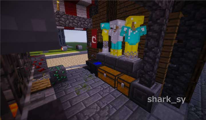 我的世界装饰工艺店铺教程,我的世界小摊店铺建筑教程