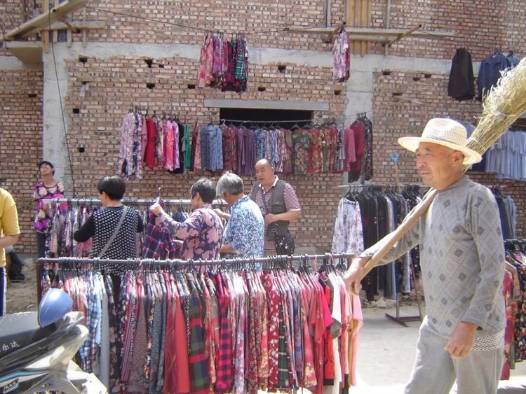 热闹的农村小院,八十年代农村集市