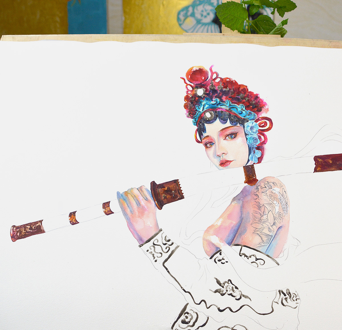 水彩的高端配色方法有哪些,水彩复古肤色怎么调配好看