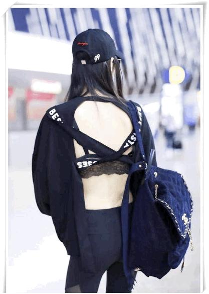 奚梦瑶机场视频,奚梦瑶露脐装照