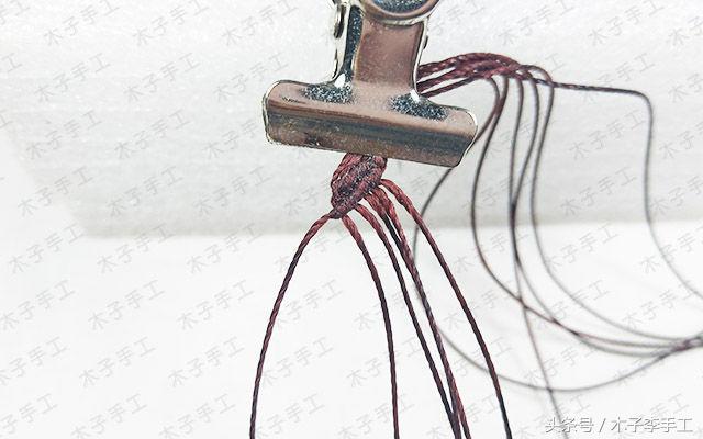 锁骨链编法教程大全,手工编织双层锁骨链绳子教程