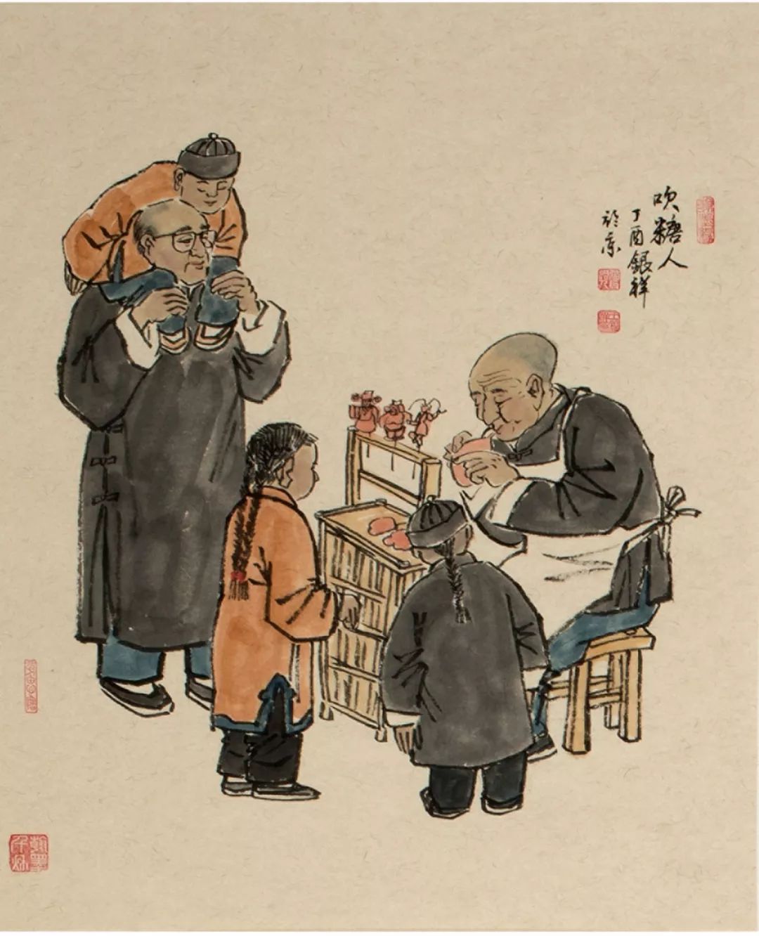 随画家王银祥寻路老北京民俗