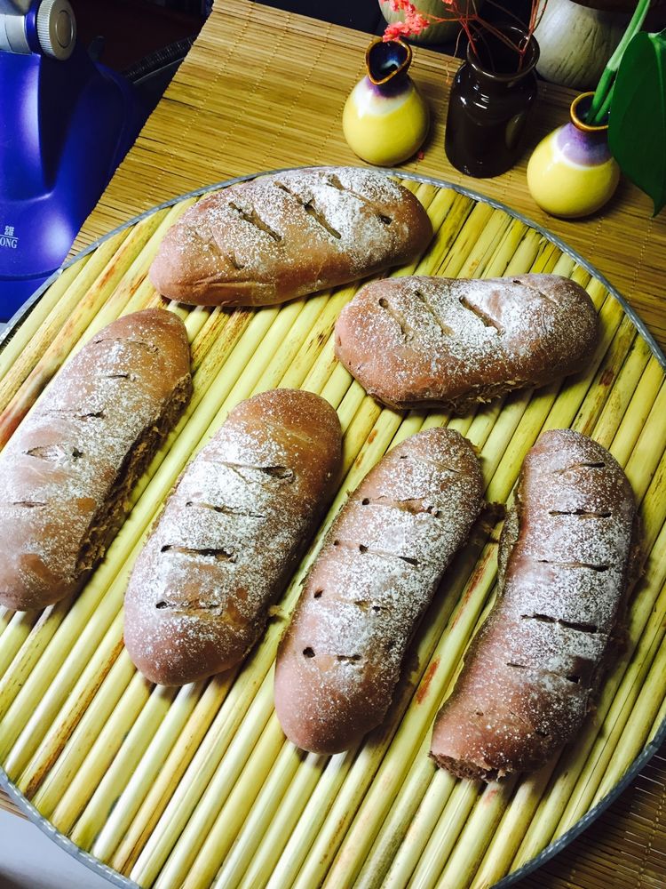 麻薯欧包不用黄油,麻薯全麦欧包无油无糖烤箱做法