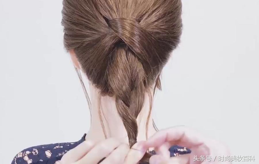 时尚美妆穿搭教程,美妆盘发教程图片