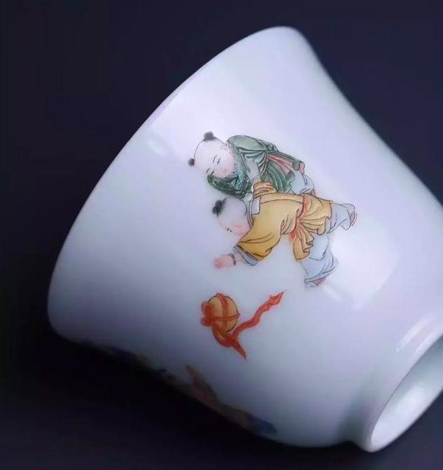 陶瓷上画小人,景德镇陶瓷小人