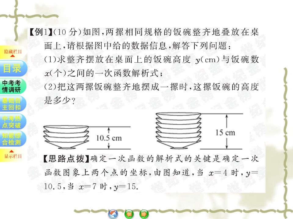 一次函数考点归纳及例题详解,初中数学一次函数解题方法与技巧