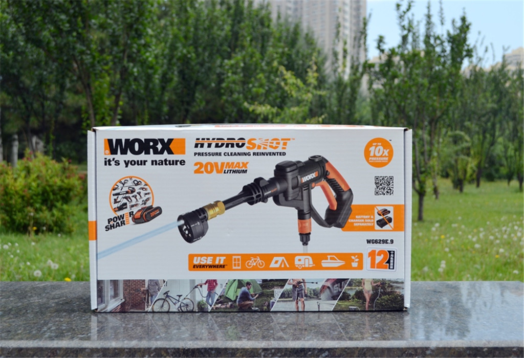 不用电的户外洗车神器,威克士无线洗车神器高压水枪