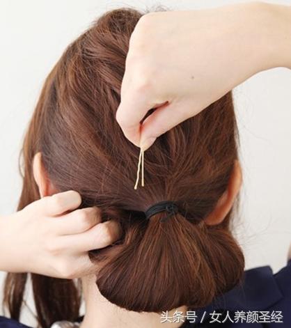 教大家几款盘头发方法,这样盘头发超有气质