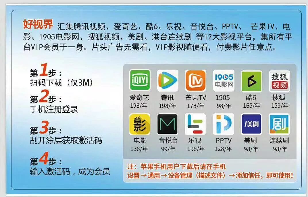 这款app29元就能尽览十几家视频网站！馅饼还是陷阱？