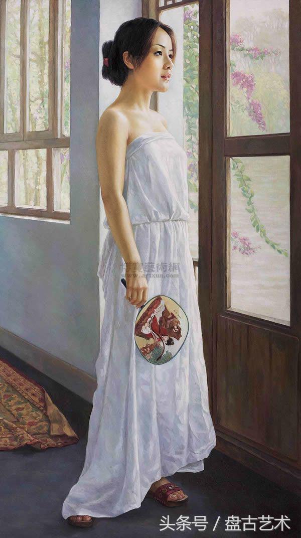 《爱情誓言的守望者》油画太美了（盘古文化艺术油画装饰画定制）