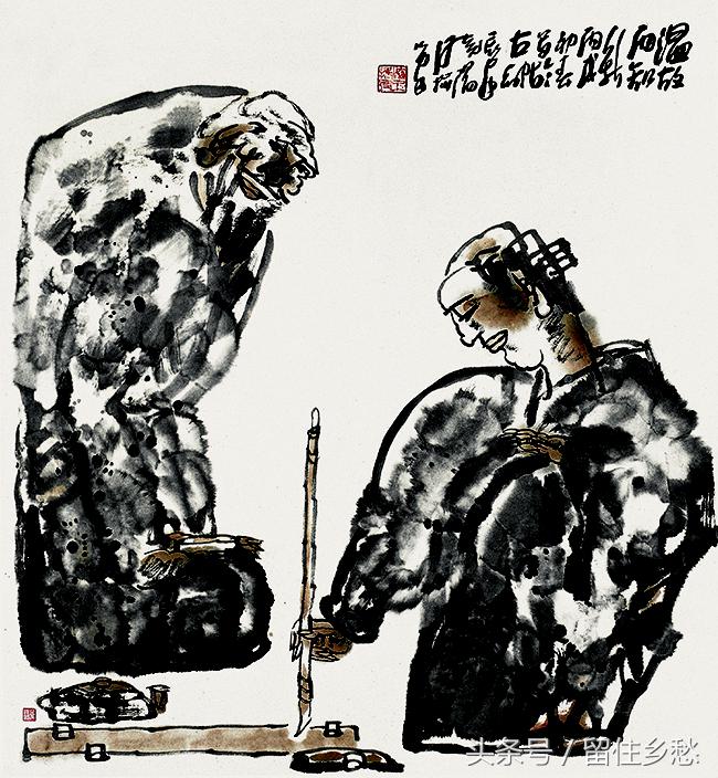 杨晓阳作品欣赏：顽石之形老玉之质古陶之品陈茶之味