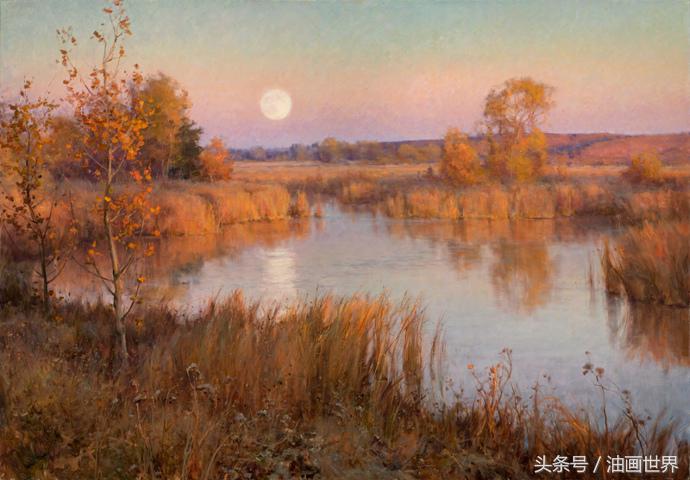 法国画家lucdidier风景油画欣赏,俄罗斯画家阿列克谢的风景油画
