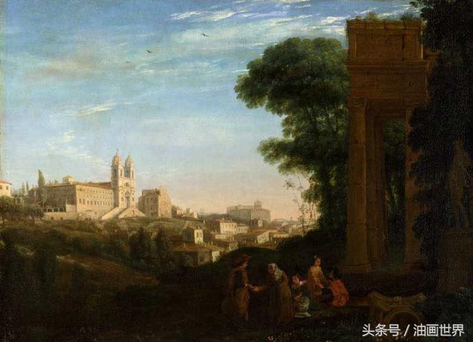 克洛德油画作品欣赏,克劳德洛兰的艺术追求