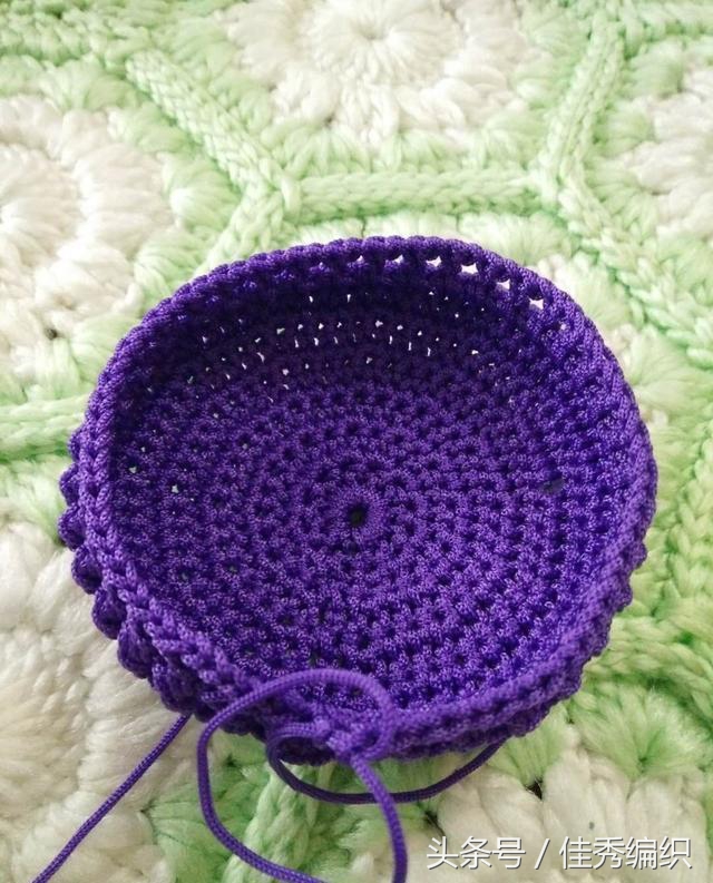 钩针钩织水杯套的教程图解,杯套钩针编织教程