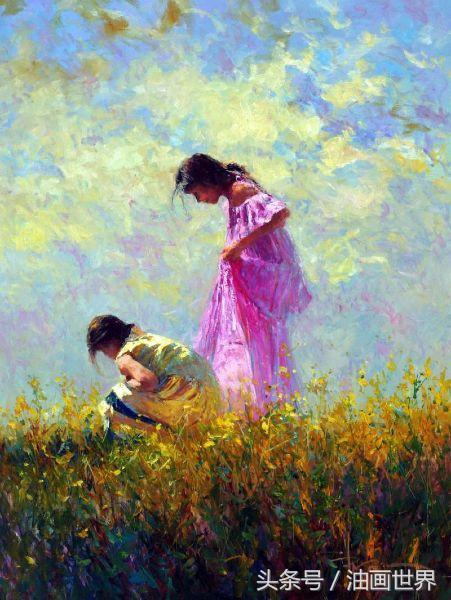 尼卡人物油画欣赏,robertoferri油画风景作品欣赏