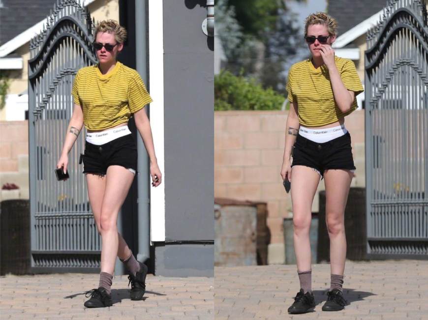 有了女朋友的“暮光女”K帅竟然将CK*裤内**这么穿，网友：这是时尚