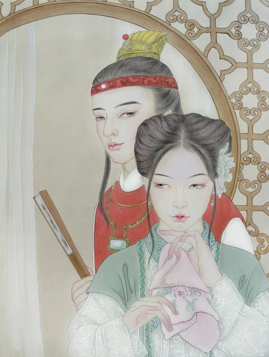 太美了！轻柔曼透，香艳的极致诱惑，国画欣赏