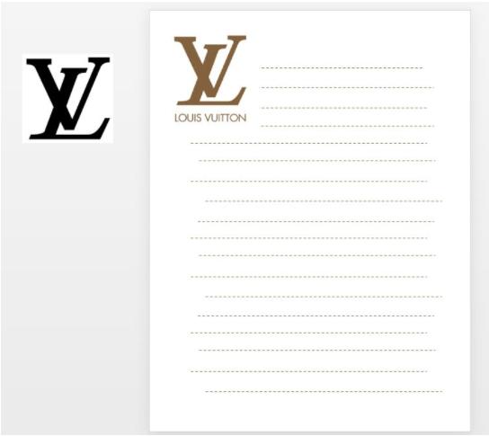 原创手账素材,lv手帐记事本