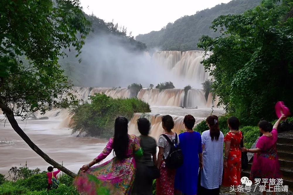 来看看罗平九龙瀑布,罗平九龙瀑布最佳观景时间