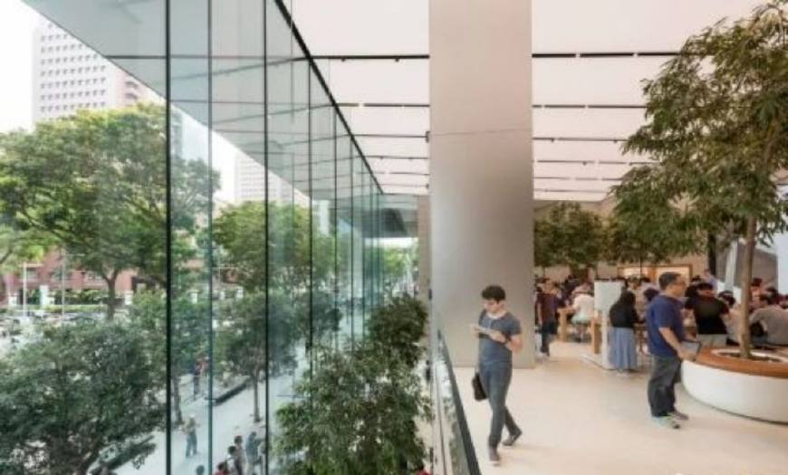 苹果精品店装修,苹果旗舰店店面装修